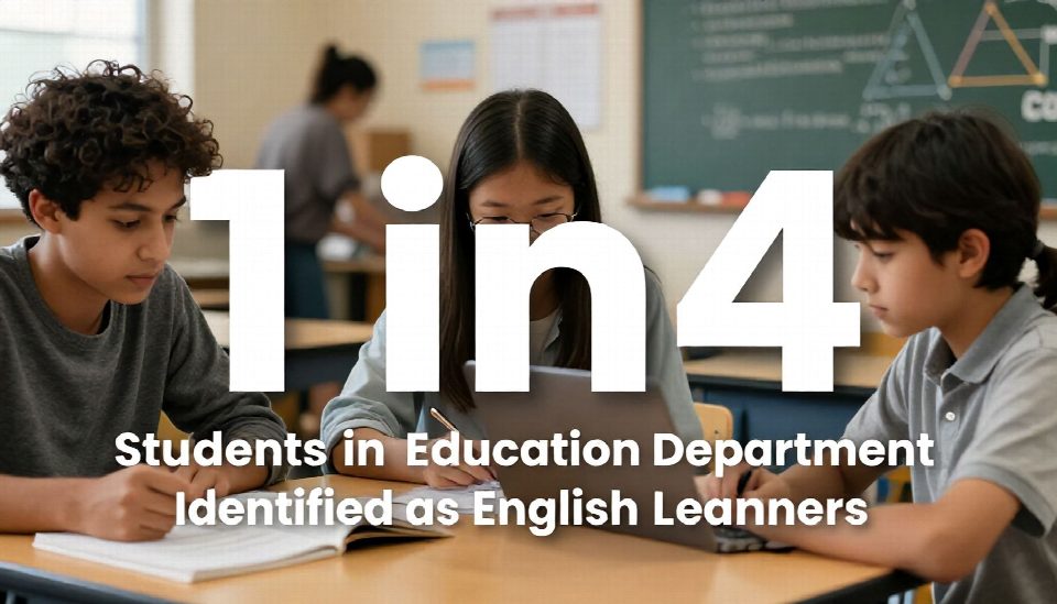 1 in 4 Students in Education Department Identified as English Learners