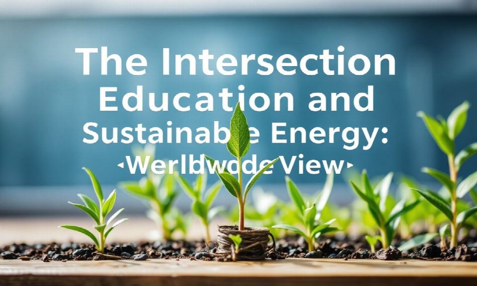 The Intersection of Education and Sustainable Energy: A Worldwide View