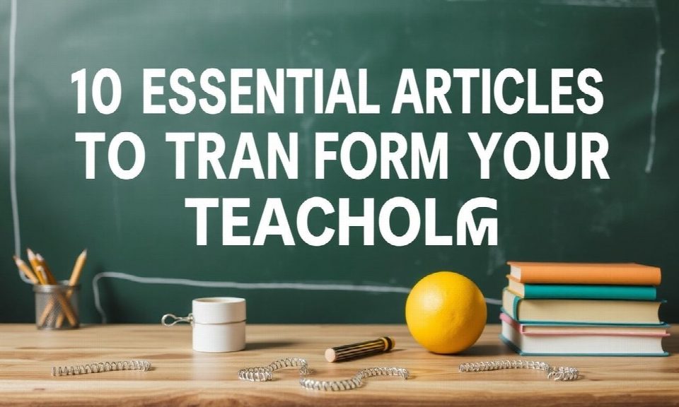 10 Essential Articles to Transform Your Teaching Methods