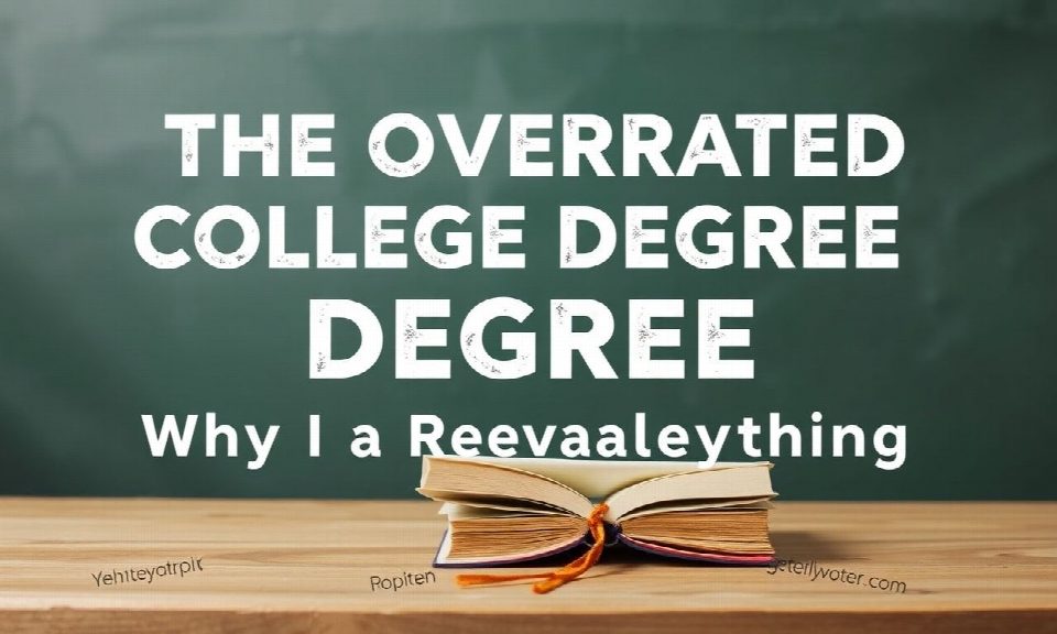 The Overrated College Degree: Why I'm Reevaluating Everything