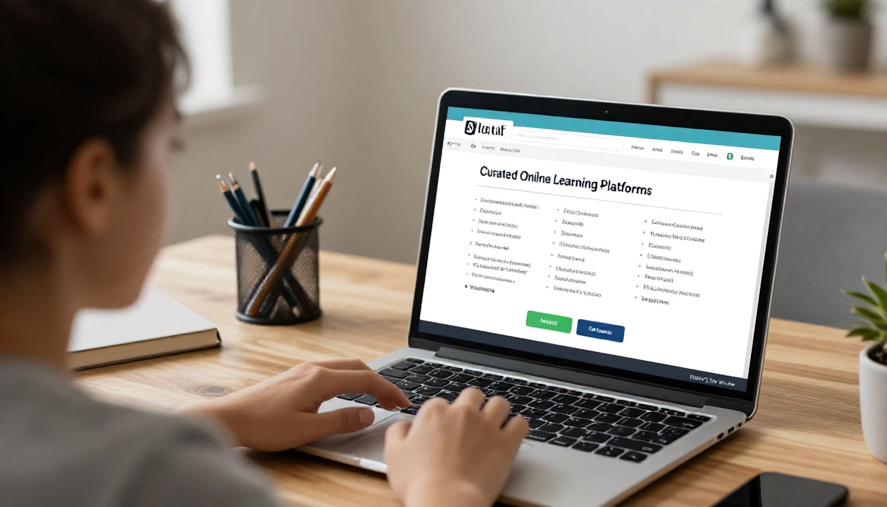 Curated Online Learning Platforms