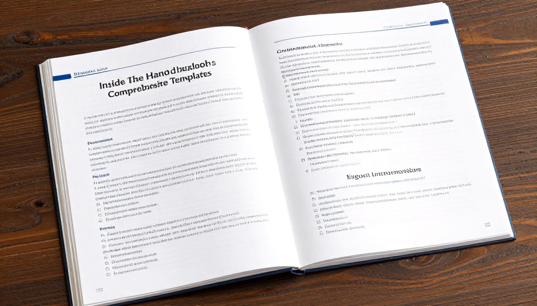 Inside the Handbook's Comprehensive Templates