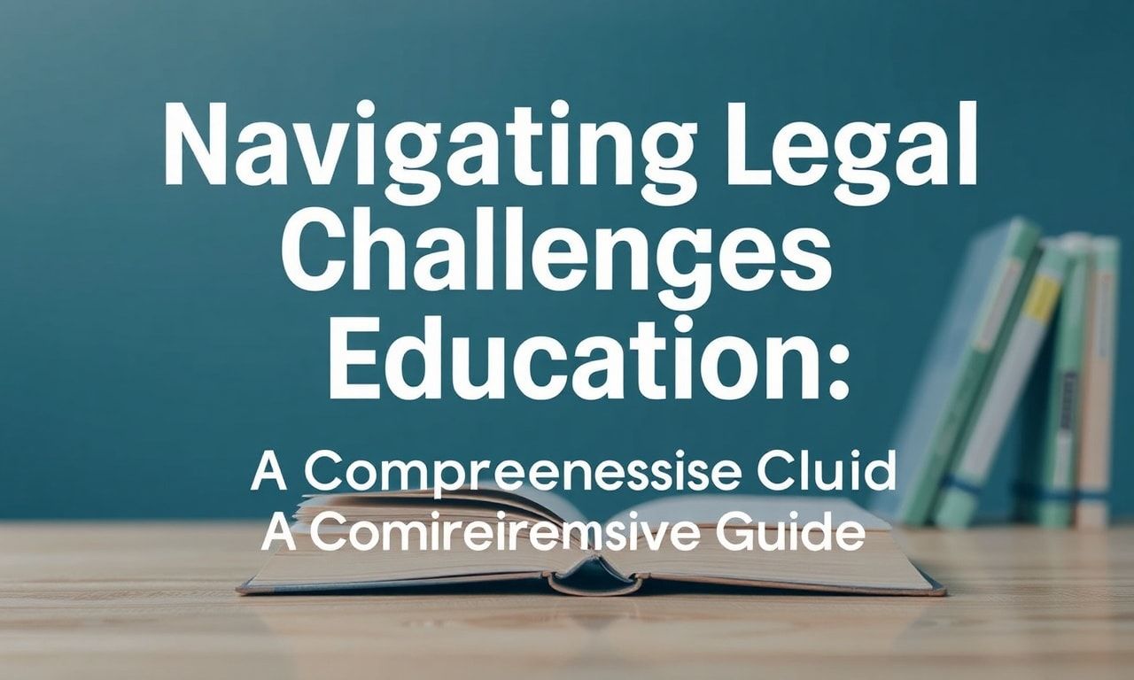 Navigating Legal Challenges in Education: A Comprehensive Guide