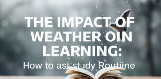 The Impact of Weather on Learning: How to Adapt Your Study Routine