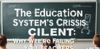 The Education System's Silent Crisis: Why We're Failing Our Teachers