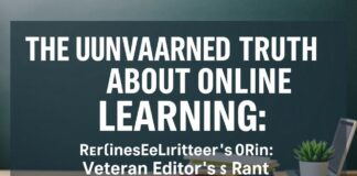 The Unvarnished Truth About Online Learning: A Veteran Editor's Rant