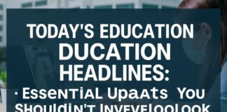 Today's Education Headlines: Essential Updates You Shouldn't Overlook